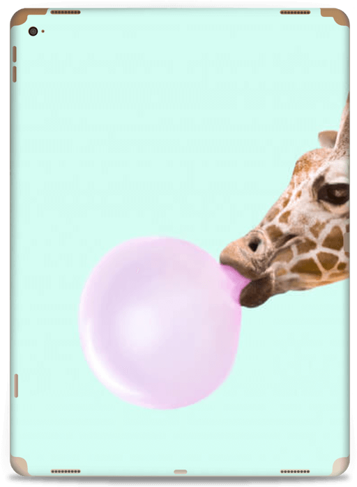 Giraffe Bubble Skin Ipad Pro - Giraffe Clipart (584x800), Png Download