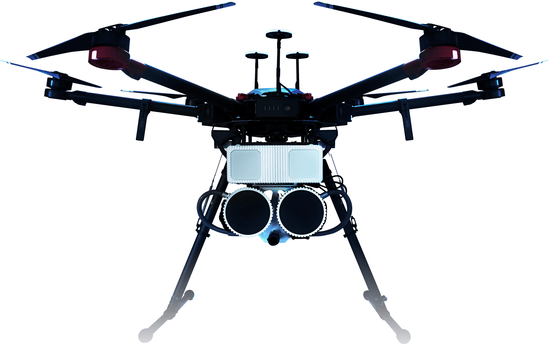 Fortem Technologies Drone Hunter Clipart (1920x1205), Png Download