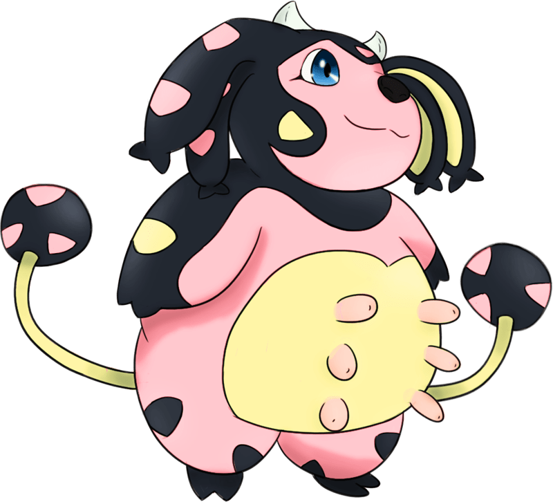 Miltank Pokemon Go , Png Download - Evolution Miltank Clipart (800x726), Png Download
