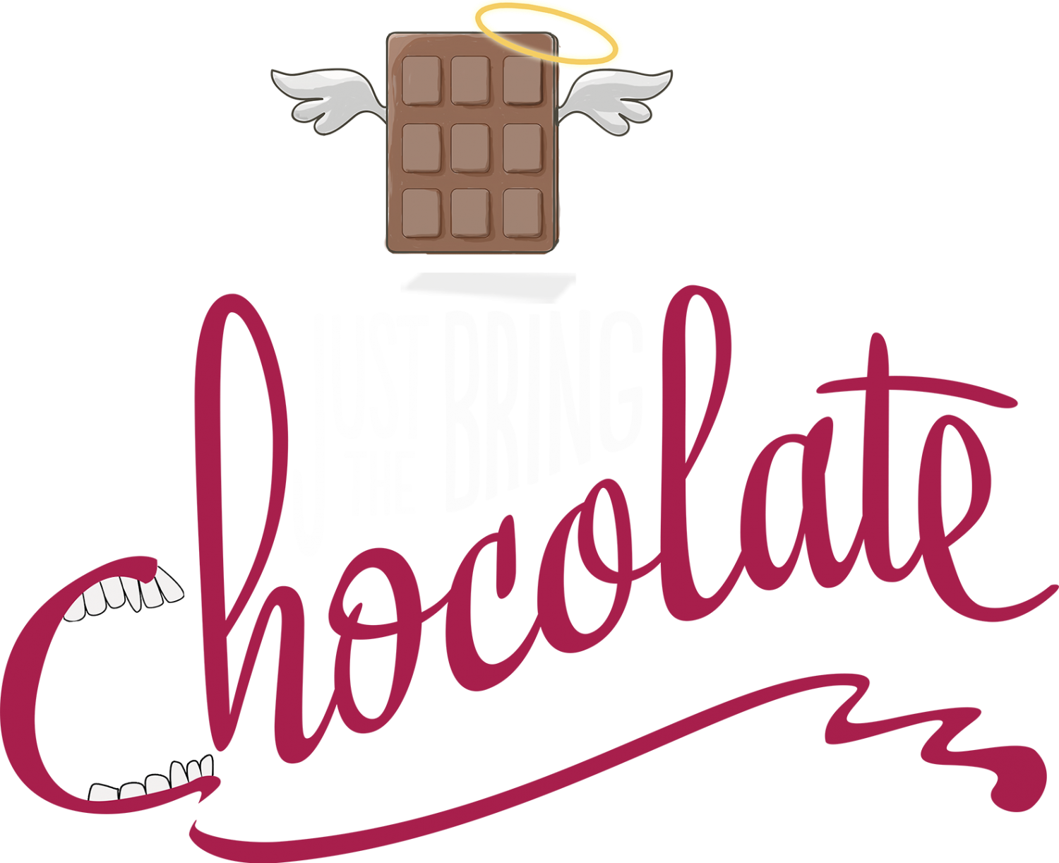 Cropped Jbtc Logo Slantedpng Just Bring The Chocolate - Chocolate Png Logo Clipart (1500x1222), Png Download