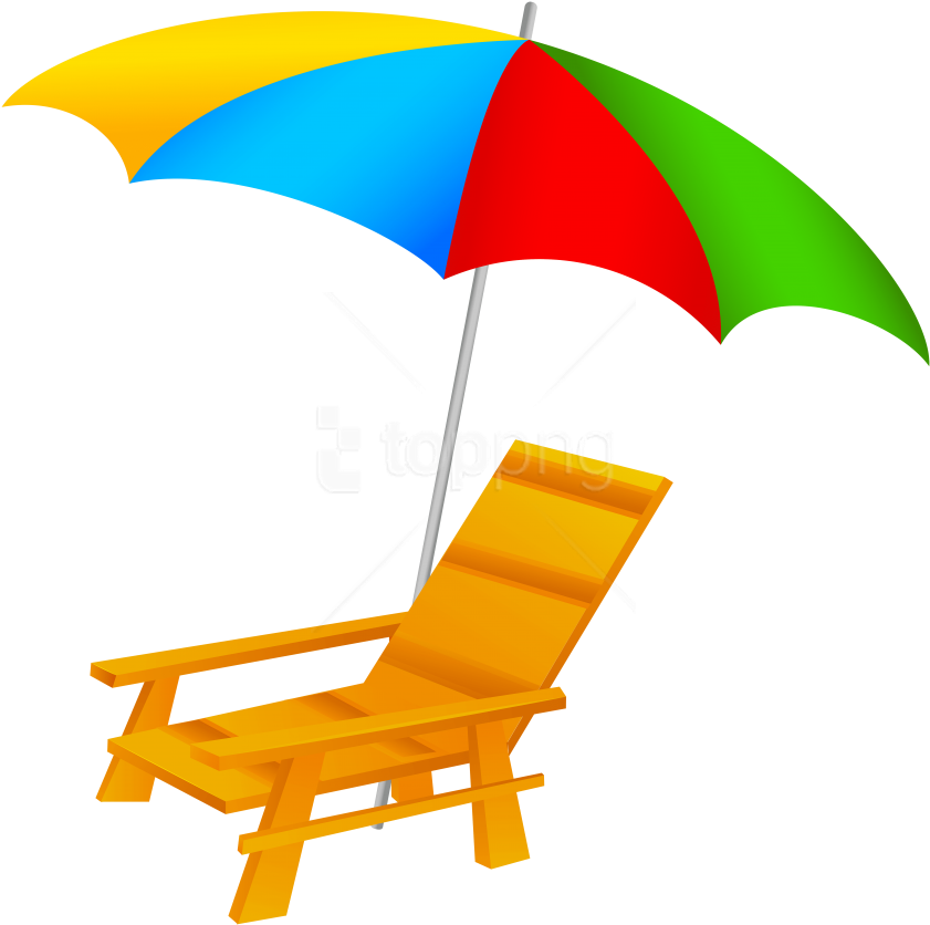 Download Free Png Beach Umbrella And Chair Png Images