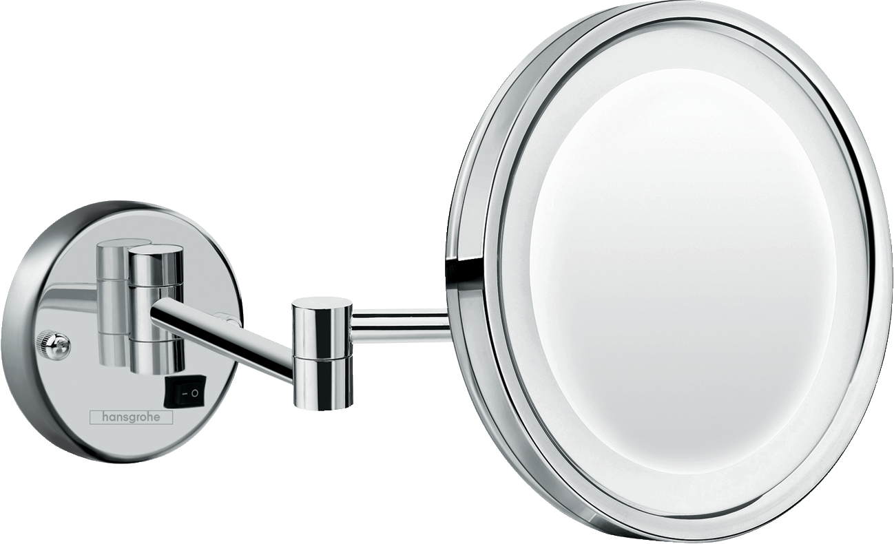 Shaving Mirror With Led Light - 73560000 Clipart (1298x790), Png Download