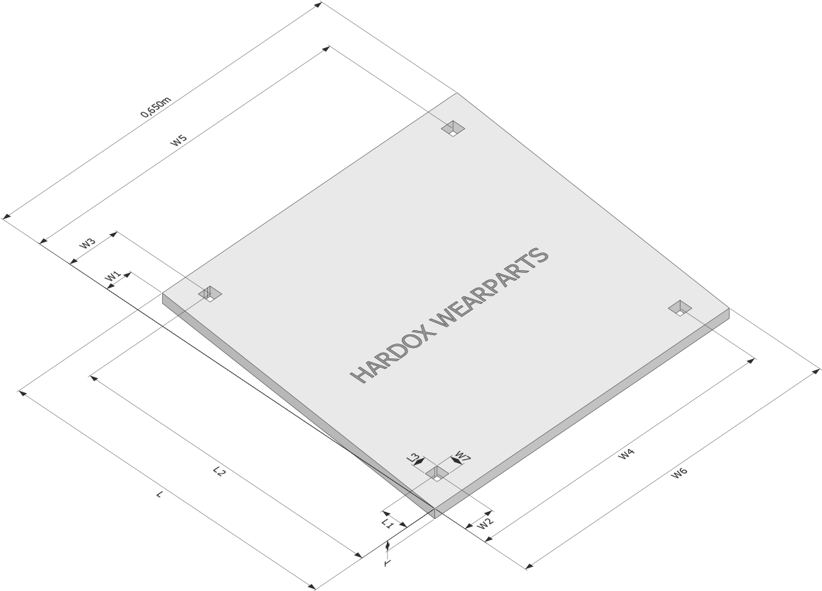 Rhomboid - Electronics Clipart (1336x835), Png Download