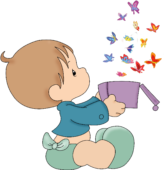 Cute Baby Girl Clip Art Cliparts - Cute Babys Boy Png Transparent Png (562x582), Png Download