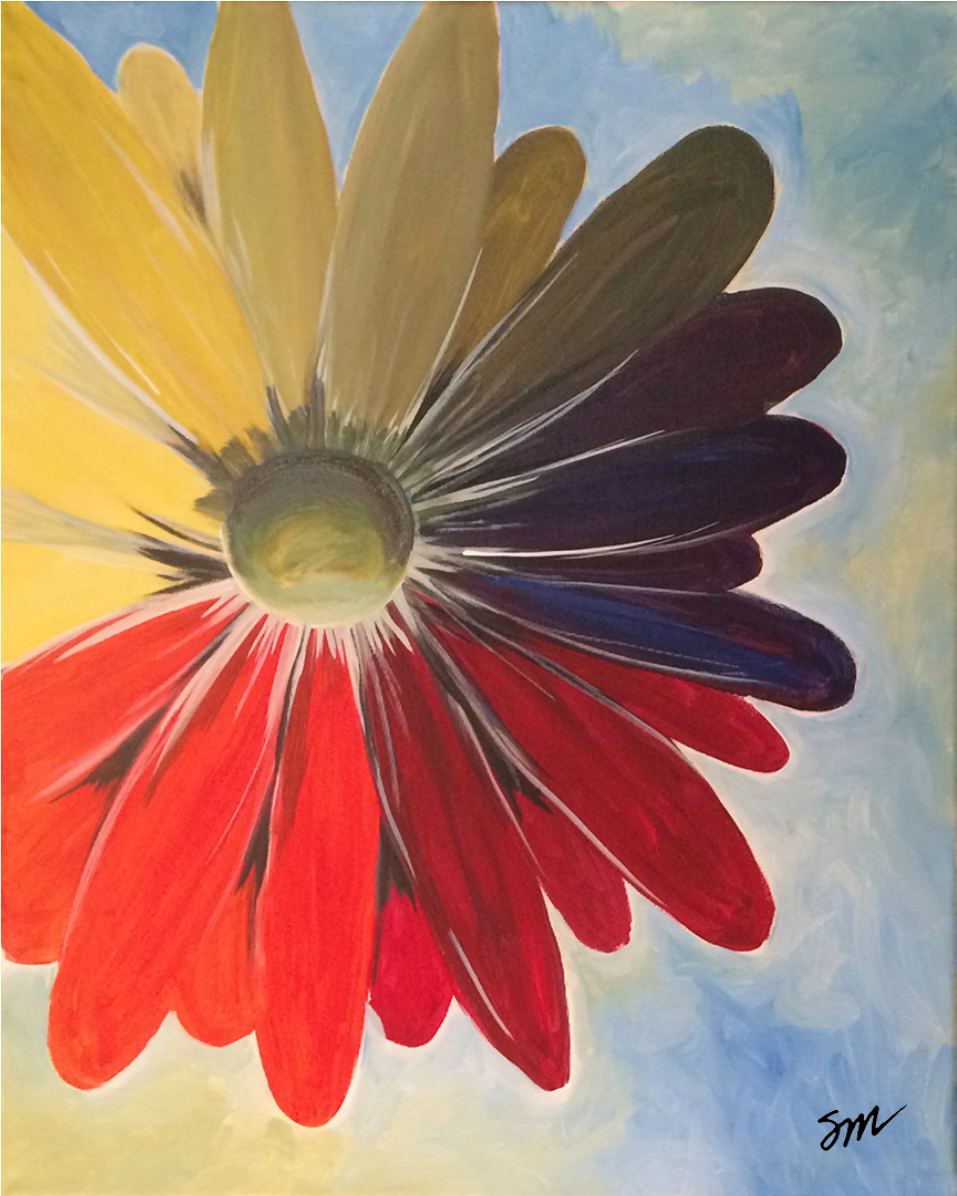 “colorful Daisy” - Barberton Daisy Clipart (1600x1200), Png Download