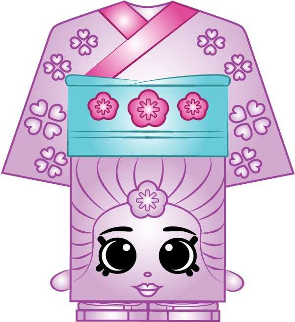 Shopkins Season 8 Japanese Journey Team 8 104 - Shopkins Kimono Clipart (834x834), Png Download