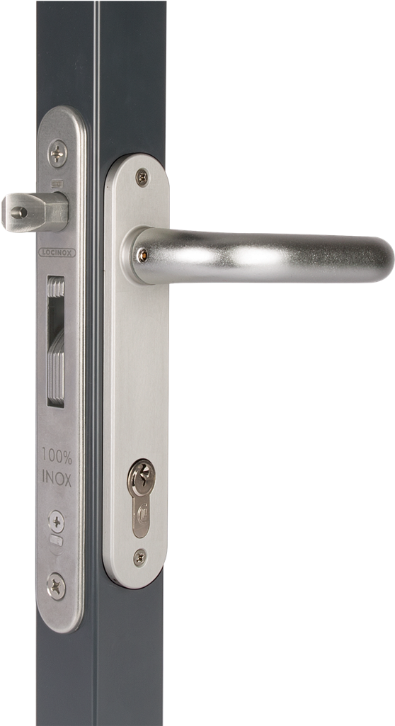 Insert Lock With 20 Mm Backset For Profiles Of 40 Mm - Locinox Fortylock Clipart (996x1024), Png Download