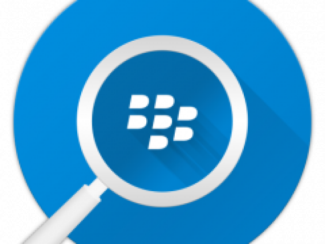 Search Icon Blackberry - Blackberry Messenger Clipart (640x480), Png Download