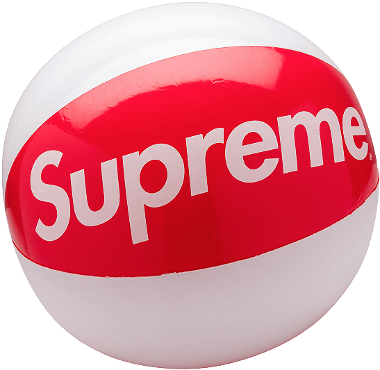 Beach Ball Png - Supreme Clipart (614x584), Png Download