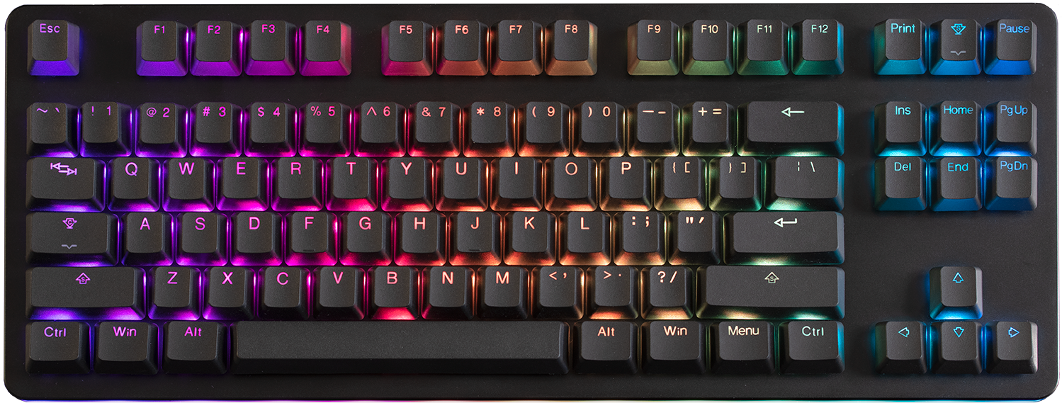 Gaming Keyboard Png - Hexgears Gemini Dusk Clipart (1500x1000), Png Download