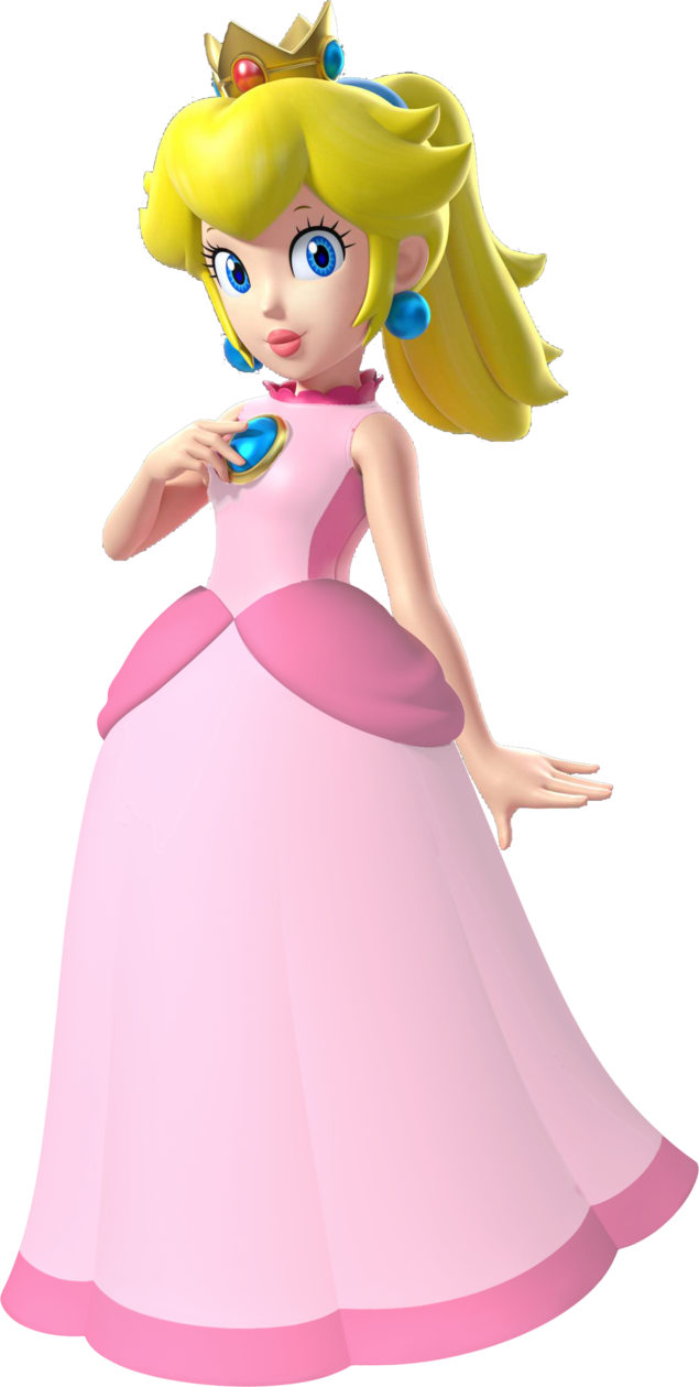 Princess Peach Clipart Hi Res - Princess Peach Mario Sunshine - Png Download (635x1259), Png Download