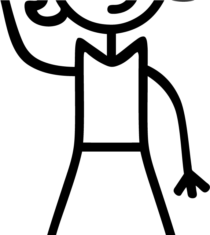Stick Figure Clip Art - Stick Figure Girl Clip Art - Png Download (750x768), Png Download