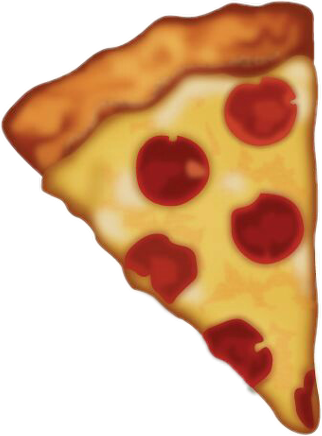 #pizza #slice #emoji #fastfood - Pizza Emoji Transparent Background Clipart (1024x1388), Png Download