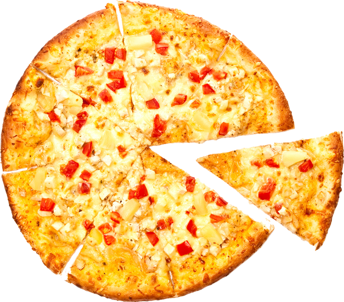 Pizzaslice - Slice Out Of A Pizza Clipart (683x600), Png Download