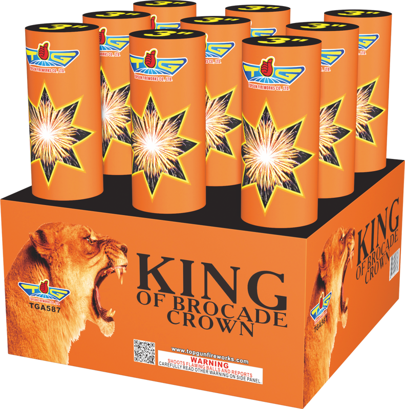 9 Shot King Of Brocade Crown - Box Clipart (791x800), Png Download