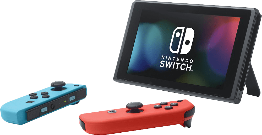 Nintendo Switch 32gb Console Neon Red Blue Ns-2 - Games Consoles Clipart (1000x514), Png Download