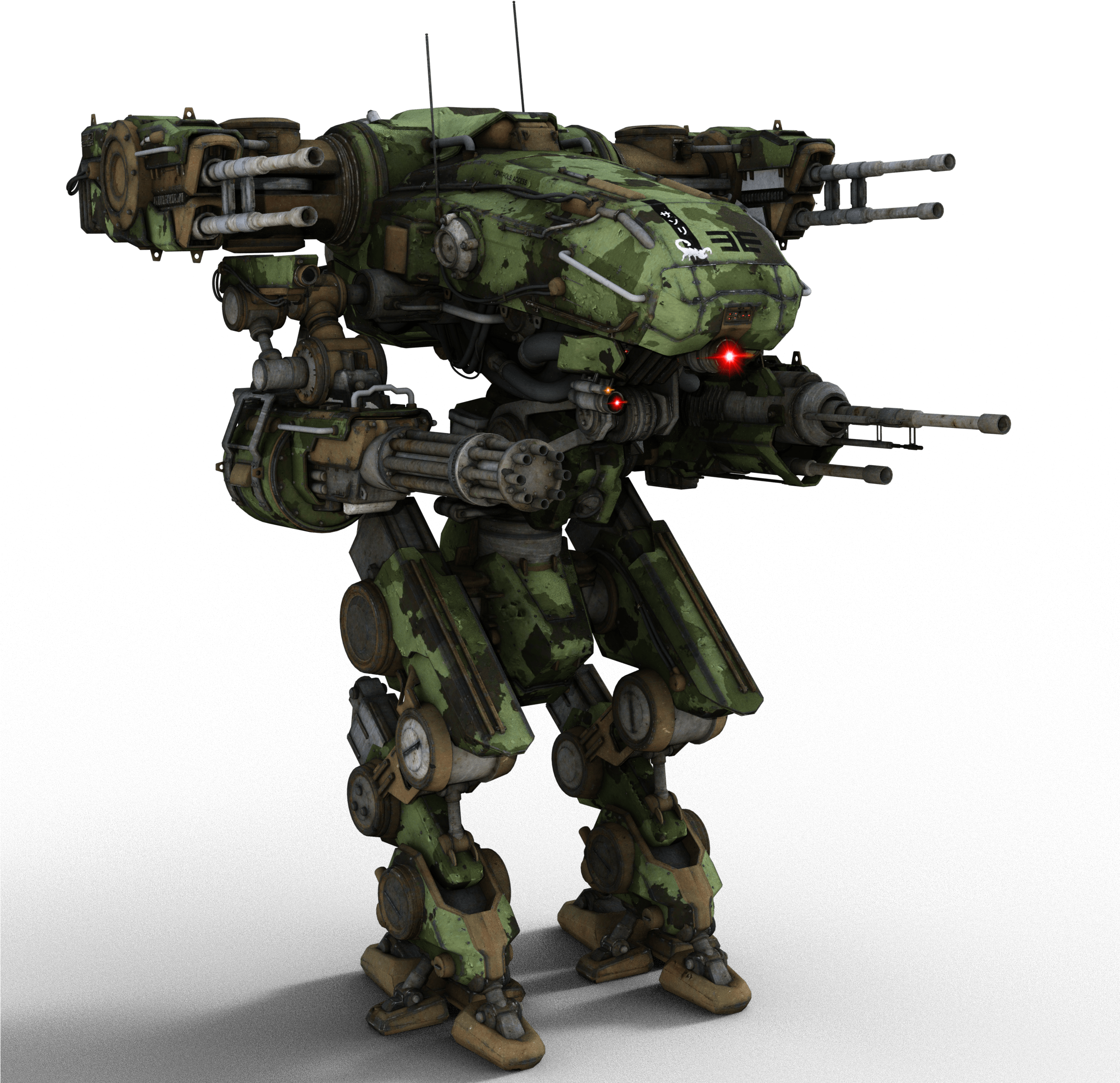 2500 X 2500 11 - Military Sci Fi Robots Clipart (2500x2500), Png Download
