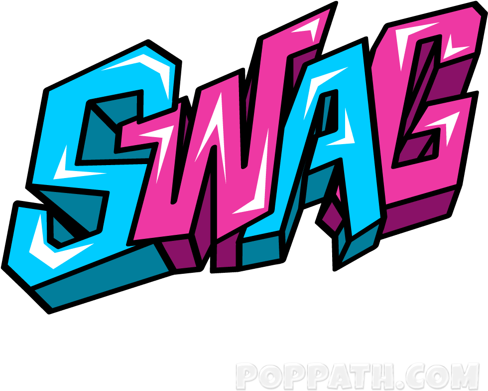 Graffiti Clipart Word - Swag Clipart - Png Download (1000x1000), Png Download