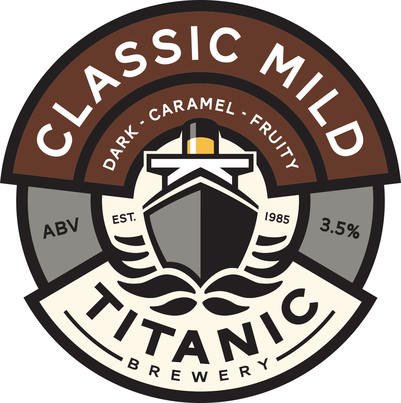 Classic Mild Available In Cask Only - Emblem Clipart (1365x1370), Png Download