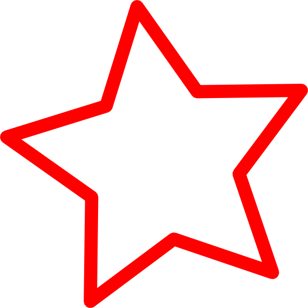 Clip Art Freeuse Library Patriotic Stars Clipart - Red And White Stars Clipart - Png Download (600x600), Png Download