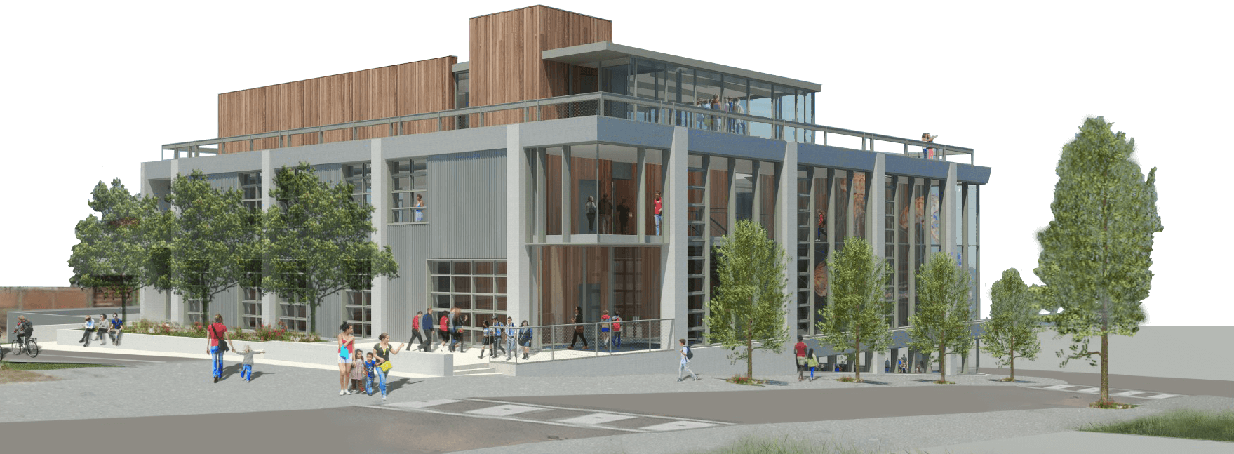 Building A Future For The Ocean - Monterey Bay Aquarium Center For Ocean Education Clipart (1759x647), Png Download