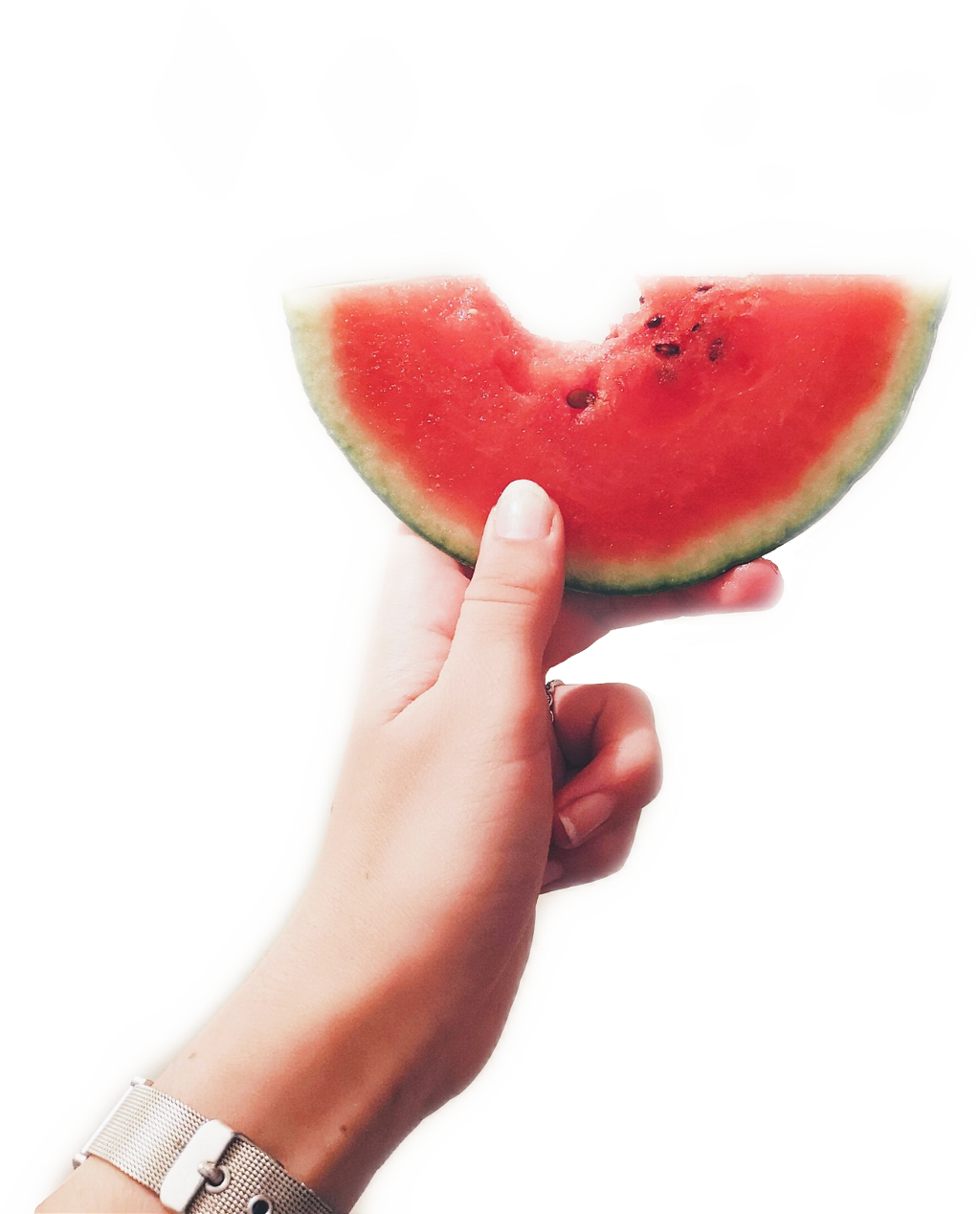 #ftestickers #hand #watermelon - Picsart Photo Studio Clipart (1024x1268), Png Download