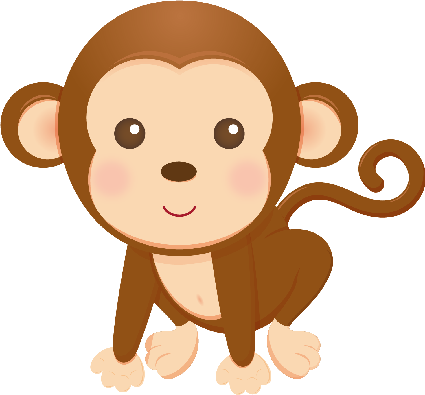 Download Monkey Png Picture - Monkey Safari Animals Clipart Transparent