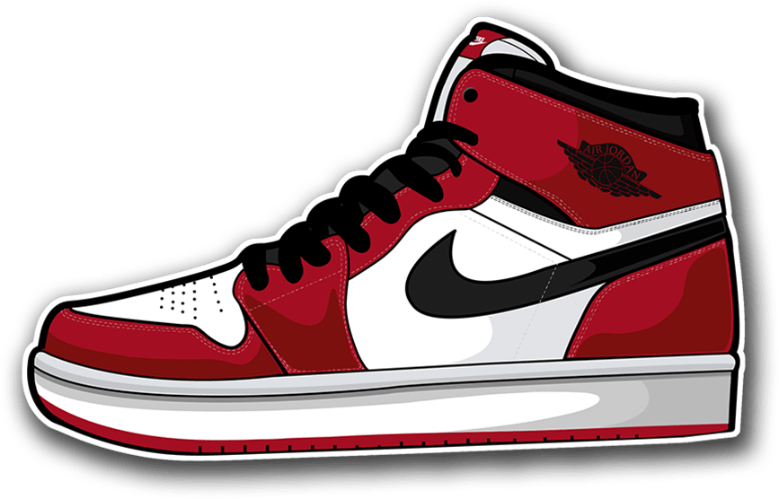 1000 X 1000 3 - Easy Jordan Shoes Drawing Clipart (1000x1000), Png Download