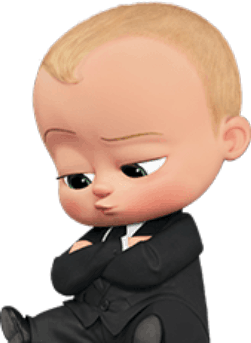 Baby Boss Clipart (832x1142), Png Download