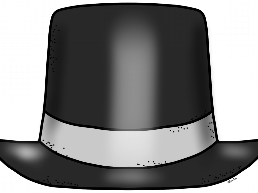 Top Hat Clip Art - Clip Art Hat New Years - Png Download (1024x768), Png Download