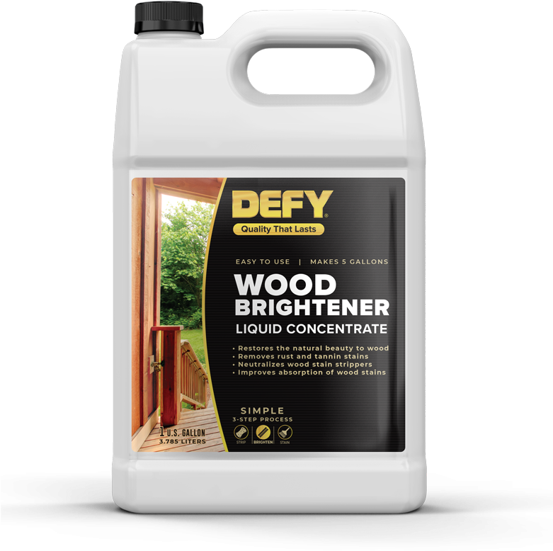 Defy Wood-brightener - Defy Exterior Wood Stain Stripper Clipart (780x911), Png Download