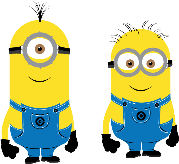 Minions Characters Logo - Minions Vector Clipart (733x671), Png Download
