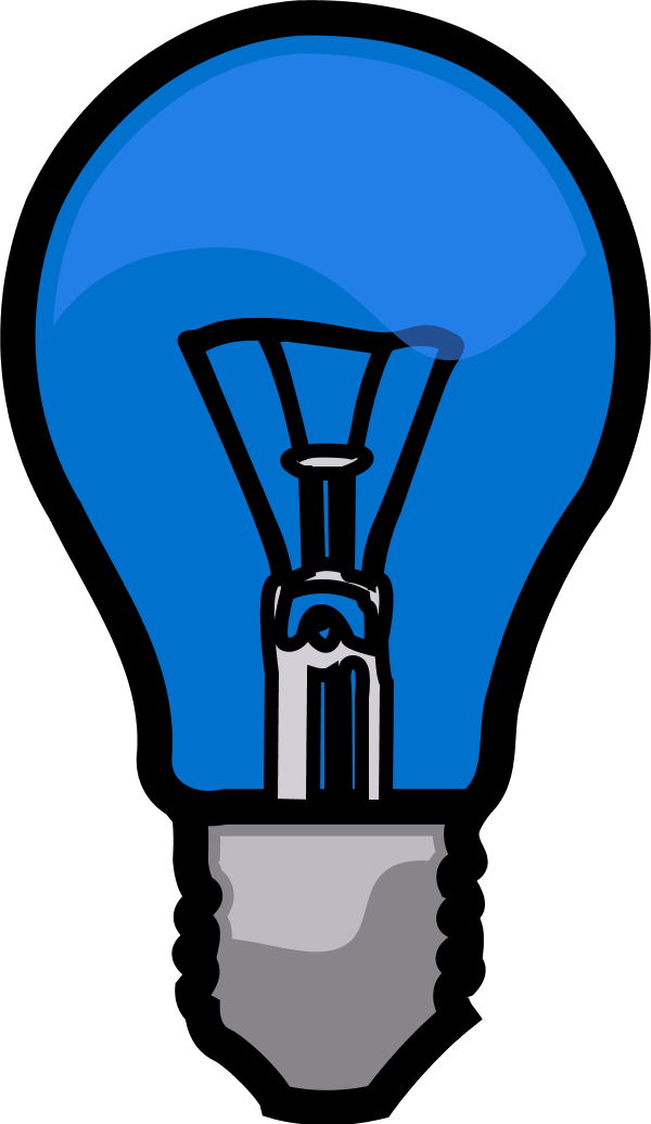 Bulb Clipart Incandescent Light Bulb - Lightbulb Clipart - Png Download (600x1036), Png Download