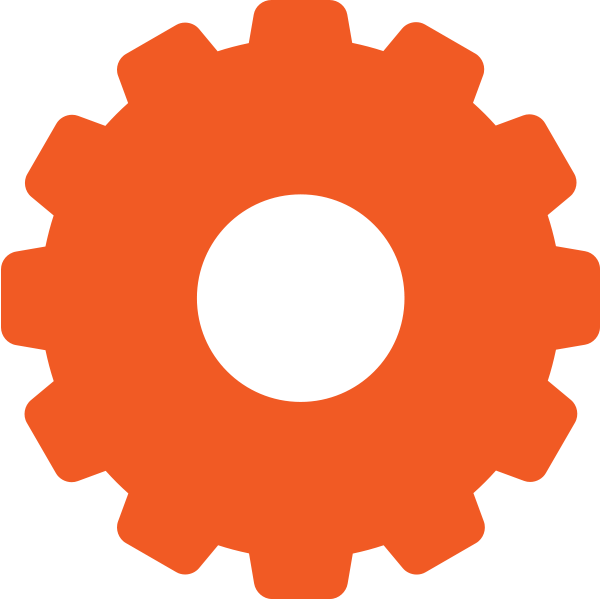 Orange Config Or Tool - Monitoring And Evaluation Icon Clipart (600x600), Png Download