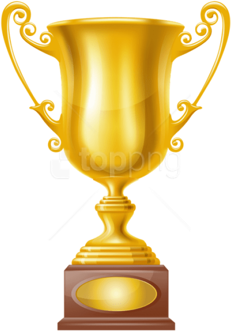 Free Png Download Gold Trophy Transparent Clipart Png - Trophy Transparent Background (480x689), Png Download