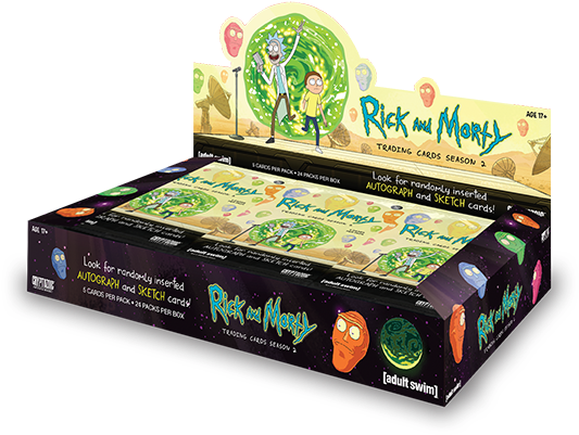 Rick And Morty Trading Cards Season 2 Dealers - Rick And Morty - Season 2 Clipart (600x559), Png Download