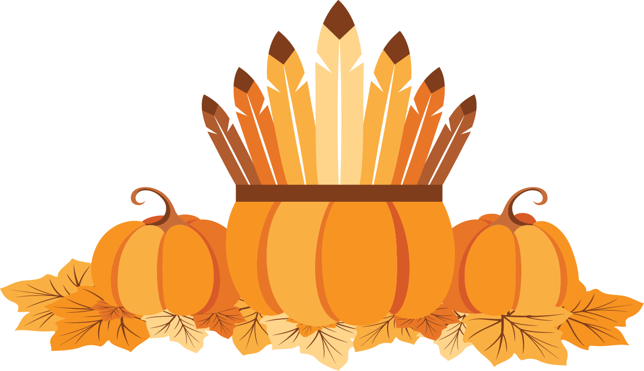 Decorate Clipart Thanksgiving - Thanksgiving - Png Download (1271x732), Png Download