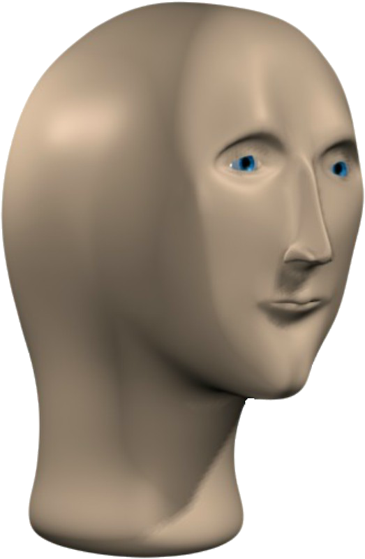 Meme Man Png - Surreal Meme Man Clipart (523x800), Png Download