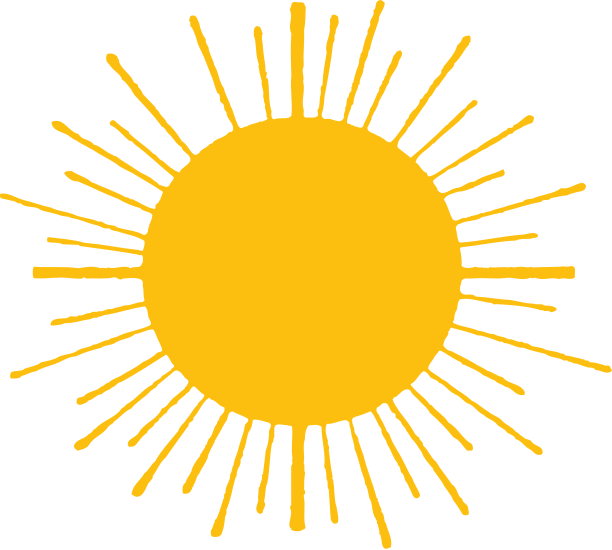 Sun - Yellow And Light Blue Mandalas Clipart (612x550), Png Download