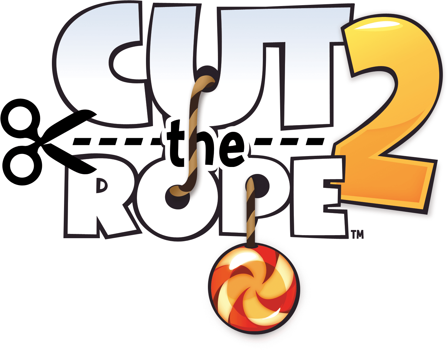 Cut The Rope 2 Logo Clipart (1646x1286), Png Download