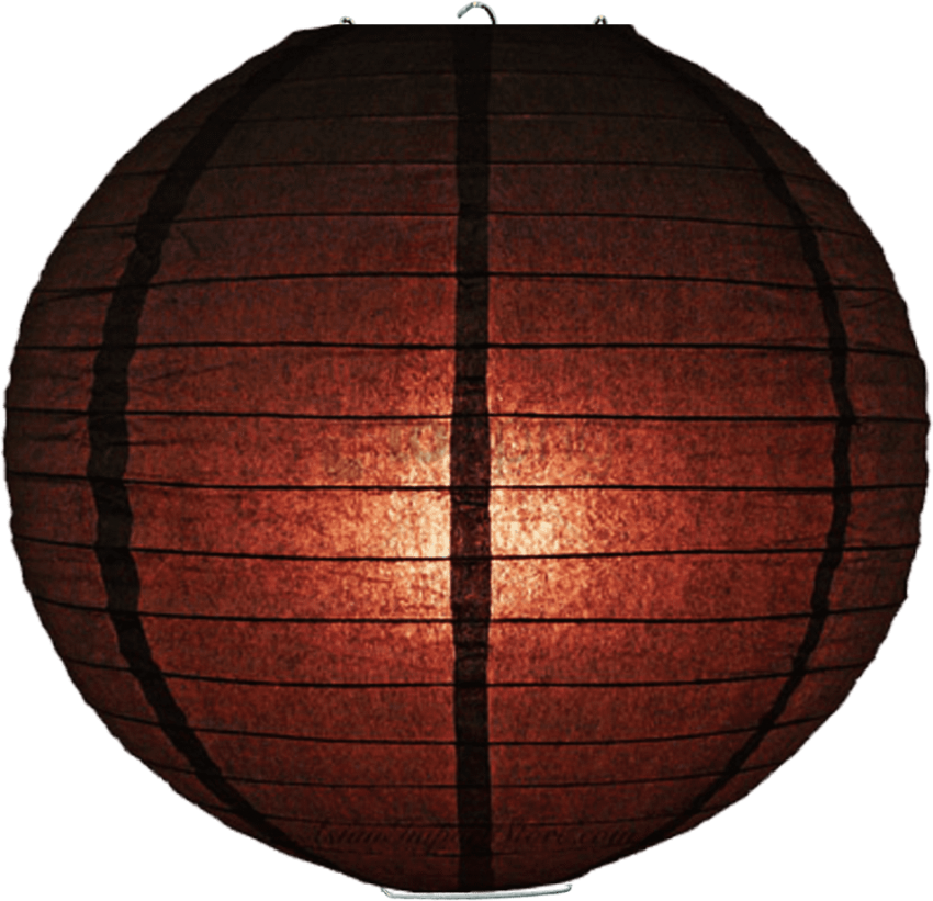 Download Free Png Download 16" Black Round Paper Lantern Png