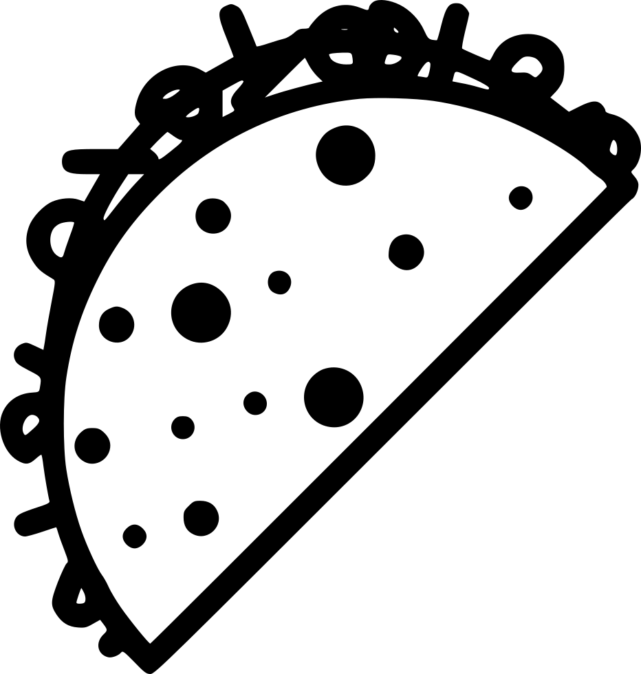 Png File - Taco Svg File Clipart (932x980), Png Download