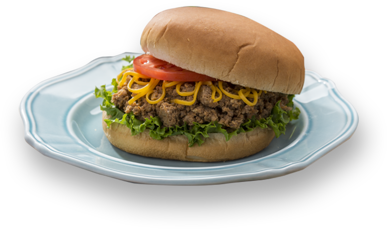 Taco Burger - Fast Food Clipart (835x652), Png Download