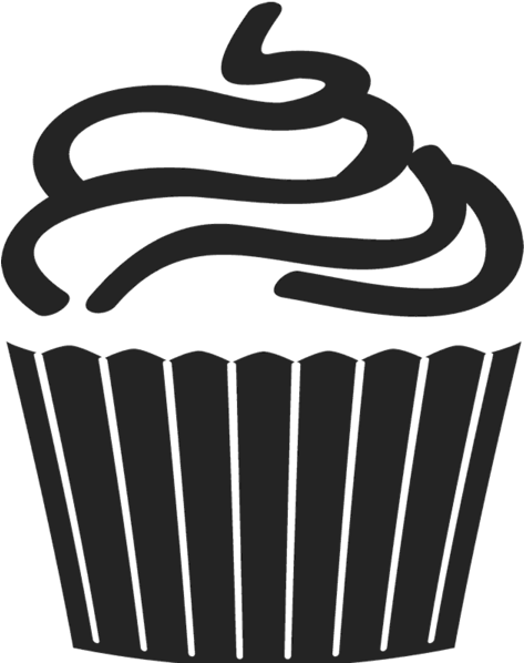 Vanilla Cupcake Clipart Swirly - Cupcakes Clipart Frosting - Png Download (600x600), Png Download