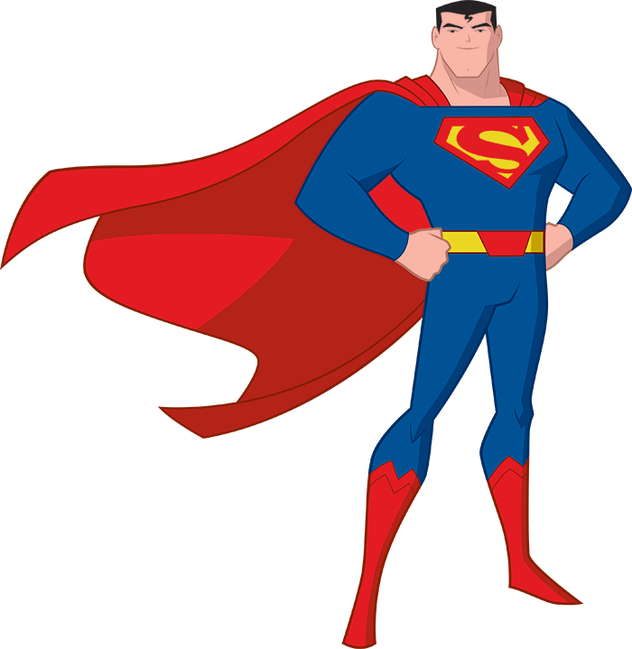 Descargar Imagen Tarjeta De Superman - Justice League Action Clipart (700x719), Png Download