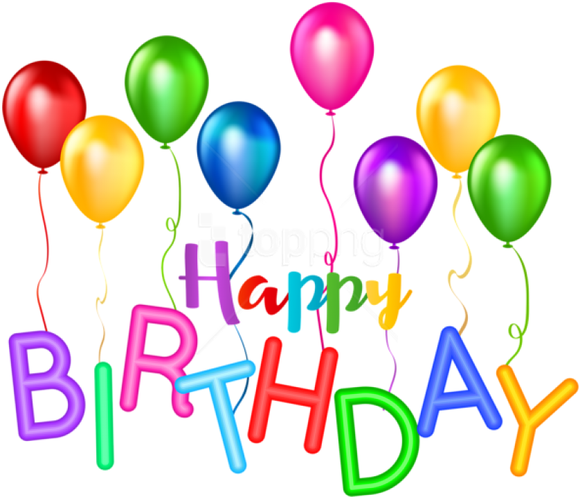 Free Png Download Happy Birthday Png Images Background - Happy Birthday Png Clipart (850x727), Png Download