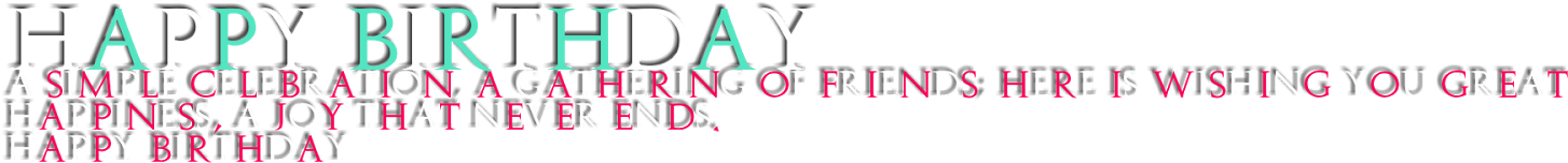 Happy Birthday Png - Style Clipart (1600x1000), Png Download