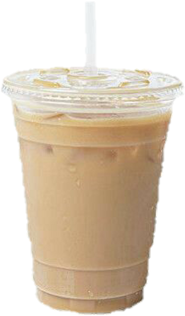 #aesthetic #png #polyvore #coffee #icedcoffee #warm - Iced Coffee Emma Chamberlain Clipart (1024x1024), Png Download