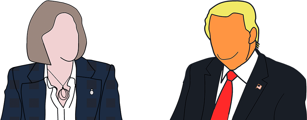 Theresa May Png Cartoon Clipart (1000x428), Png Download