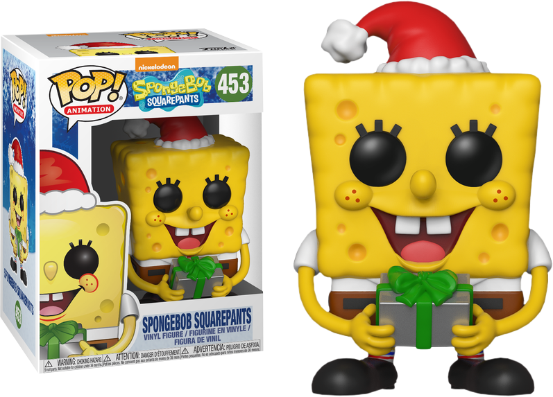Funko Pop Vinyl - Funko Pop Spongebob Christmas Clipart (797x573), Png Download